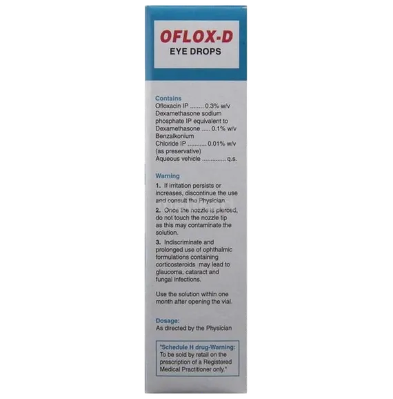 oflox d eye drops 10 ml